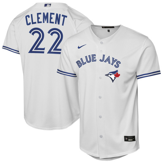 Ernie Clement Toronto Blue Jays Nike Youth Home Baseline Limited Jersey - White