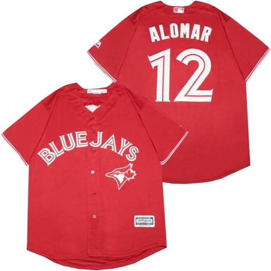 Roberto Alomar #12 Toronto Blue Jays 2020 Limited Jersey - Red