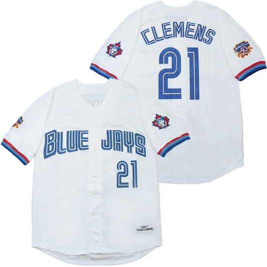 Roger Clemens #21 Toronto Blue Jays 2020 Limited Jersey - White