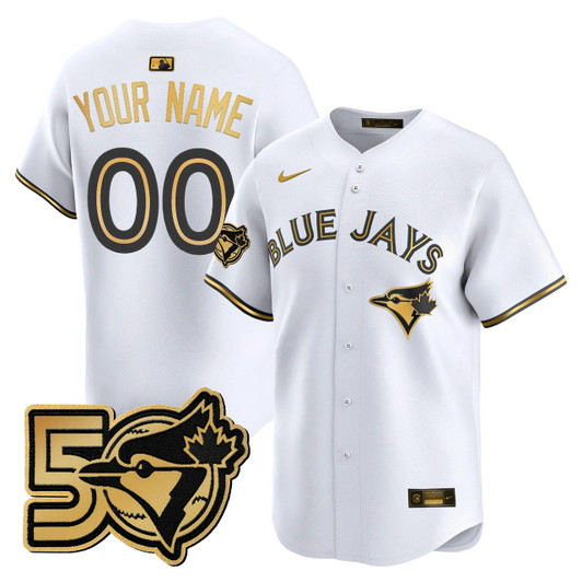 Toronto Blue Jays #50 Seasons Patch Vapor Premier Limited Custom Jersey