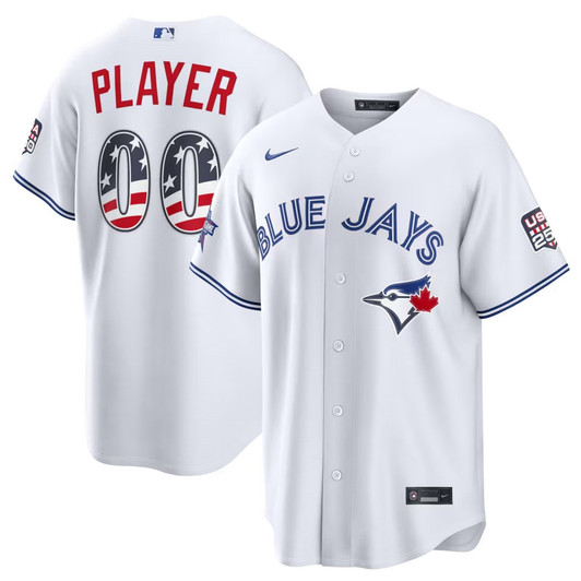 Toronto Blue Jays 2026 Custom Star Edition Stars Stripes Stadium Limited Jersey - White