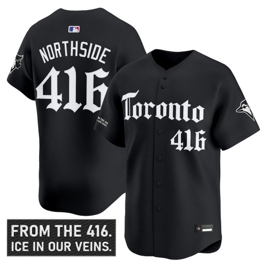 Toronto Blue Jays Northside #416 Gothic North Edition Limited Jersey - Black