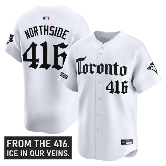 Toronto Blue Jays Northside #416 Gothic North Edition Limited Jersey - White