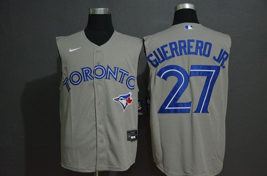 Vladimir Guerrero Jr #27 Toronto Blue Jays 2020 Limited Jersey - Grey