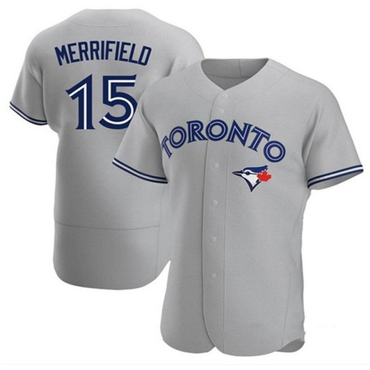 Whit Merrifield #15 Toronto Blue Jays Road Limited Flex Base Baseball Player Jersey - Gray