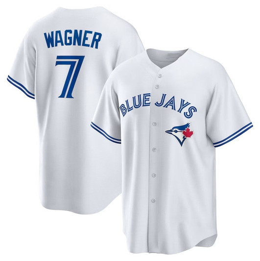 Will Wagner #7 Toronto Blue Jays Home Baseball J Limited Jersey - White
