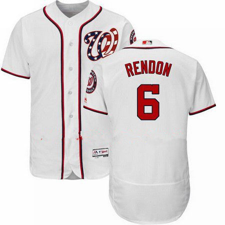 Anthony Rendon #6 Washington Nationals Majestic Mens 2017 Flex Base Authentic Home Jersey - White