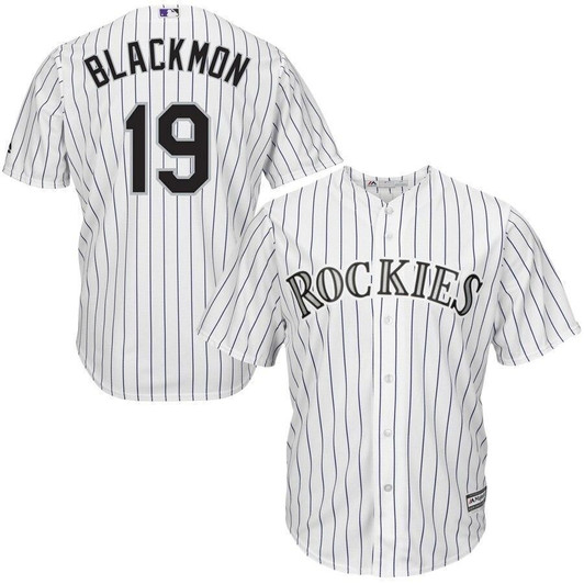 Charlie Blackmon Colorado Rockies Majestic Cool Base Player White 3D Jersey
