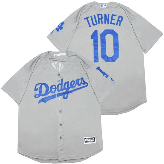 Los Angeles Dodgers Justin Turner #10 2020 Mlb White Jersey