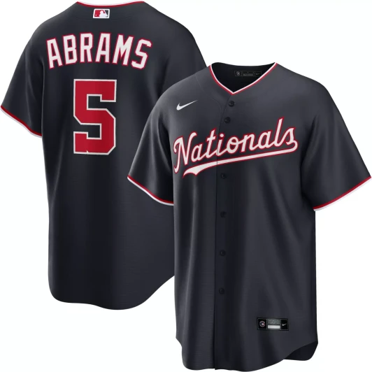 Cj Abrams #5 Washington Nationals Nike Men'S Limited Jersey - Navy