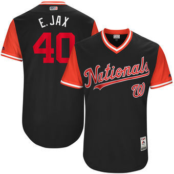 Edwin Jackson Washington Nationals Majestic Mens 2017 E Jax Players Weekend Authentic Jersey - Navy