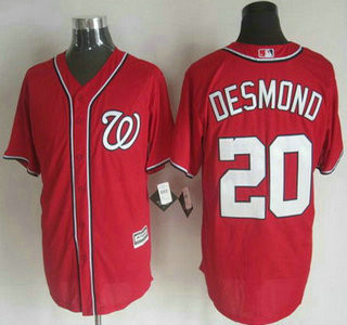 Ian Desmond #20 Washington Nationals Mens 2015 Alternate Limited Cool Base Jersey - Red