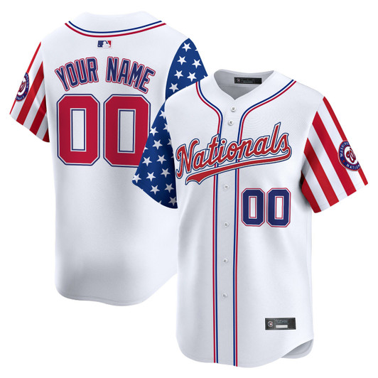 Independence Day V Washington Nationals 2025 Apor Premier Limited Custom Jersey