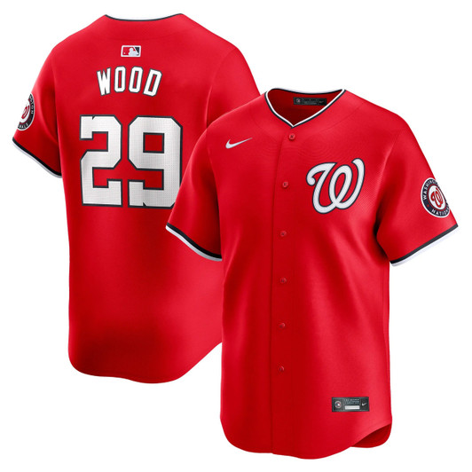 James Wood #29 Washington Nationals Alternate Limited Jersey - Red