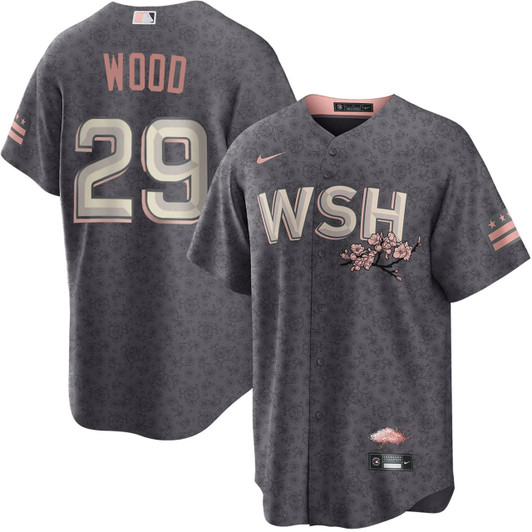 James Wood #29 Washington Nationals City Connect Limited Jersey - Gray