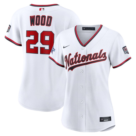 James Wood #29 Washington Nationals Nike Women'S 2026 All-Star Game Limited Jersey - White