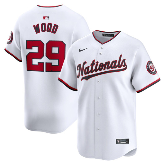 James Wood #29 Washington Nationals Nike Youth Home Limited Player Jersey - White