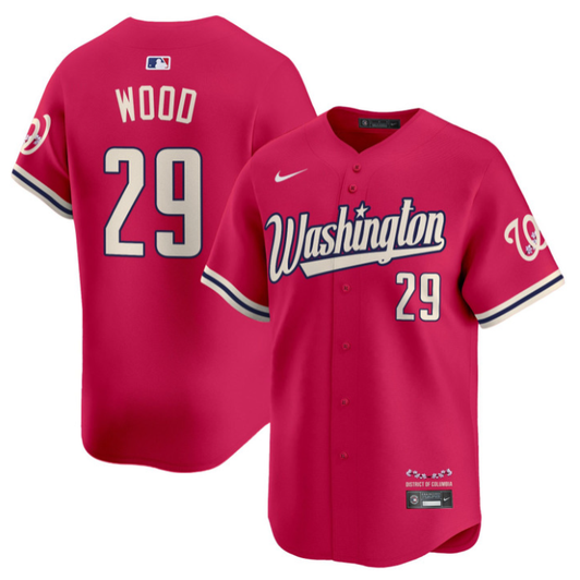 James Wood #29 Washington Nationals Vapor Limited Jersey
