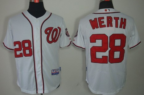 Jayson Werth #28 Washington Nationals Limited Jersey - White