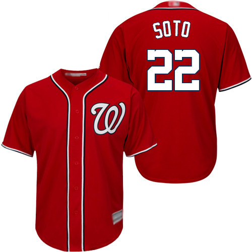 Juan Soto #22 Washington Nationals Limited Cool Base Baseball Jersey - Red