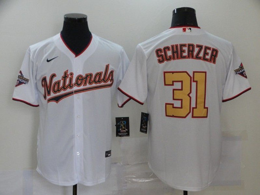 Max Scherzer #31 Washington Nationals 2020 Limited Jersey - White