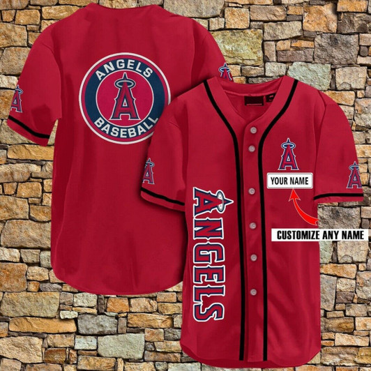 [Custom name] Los Angeles Angels All Over Print Baseball Jersey For Fans