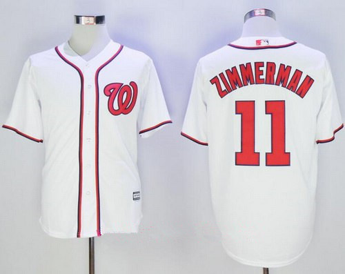 Ryan Zimmerman #11 Washington Nationals Majestic Mens Home Limited Cool Base Jersey - White