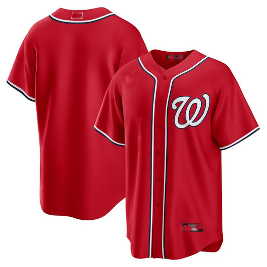 Washington Nationals Alternate Limited Baseball Jerseys Team Jersey - Red