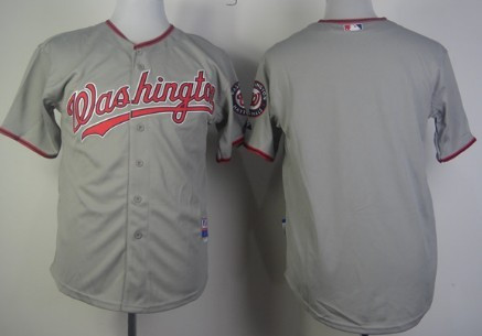 Washington Nationals Limited Blank Jersey - Gray