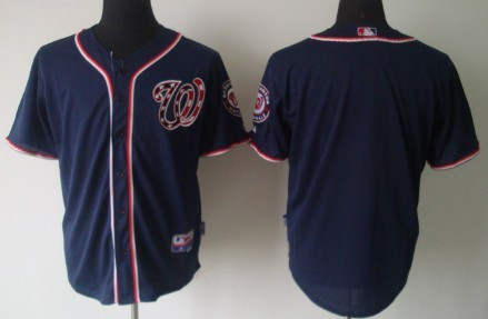 Washington Nationals Limited Blank Jersey - Navy Blue