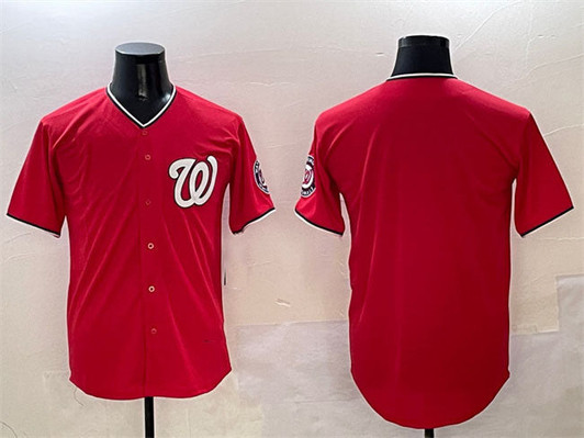Washington Nationals Blank Limited Baseball Jersey - Red