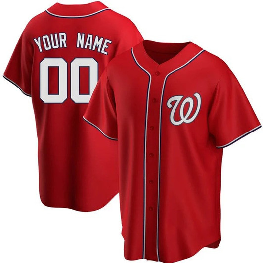 Washington Nationals Custom Alternate Limited Jersey - Red