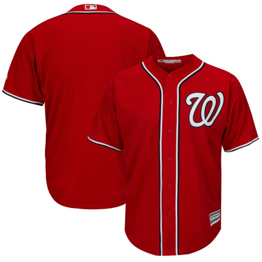 Washington Nationals Majestic Alternate Limited Cool Base Jersey - Scarlet