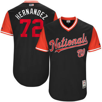 Washington Nationals Majestic Mens 2017 Enny Romero Hernandez Players Weekend Authentic Jersey - Navy