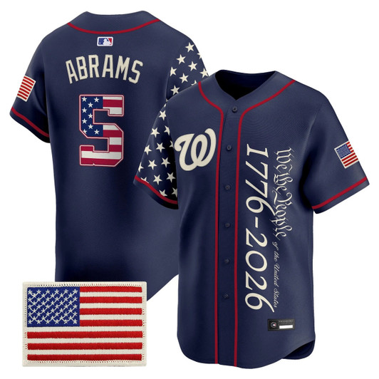 Washington Nationals Men America Edition Vapor Premier V2 Limited Jersey