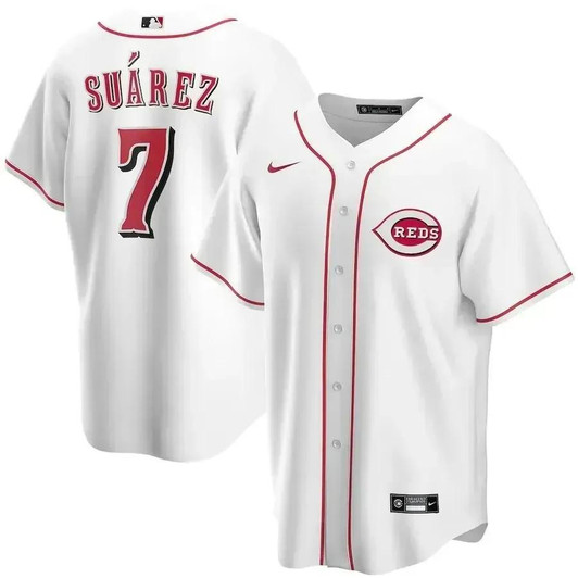 Eugenio Suarez Cincinnati Reds Nike Replica Replica Home 2020 Replica Player Jersey – White