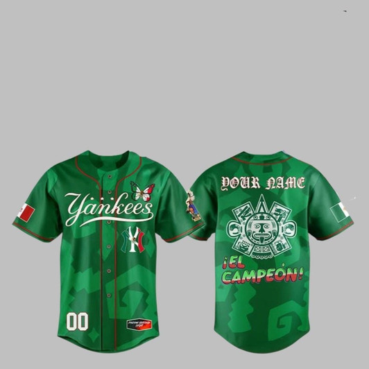 2025 New York Yankees Mexican Heritage Night Jersey