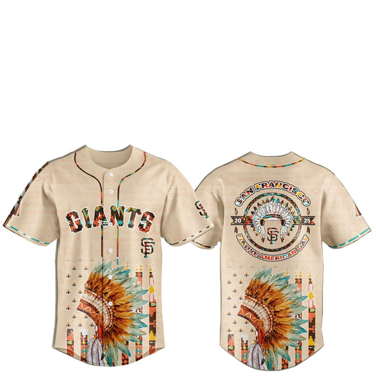 San Francisco Giants Special Native American Day Jersey 2025