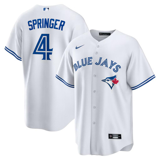 Toronto Blue Jays MLB George Springer Nike Home Replica Jersey – White
