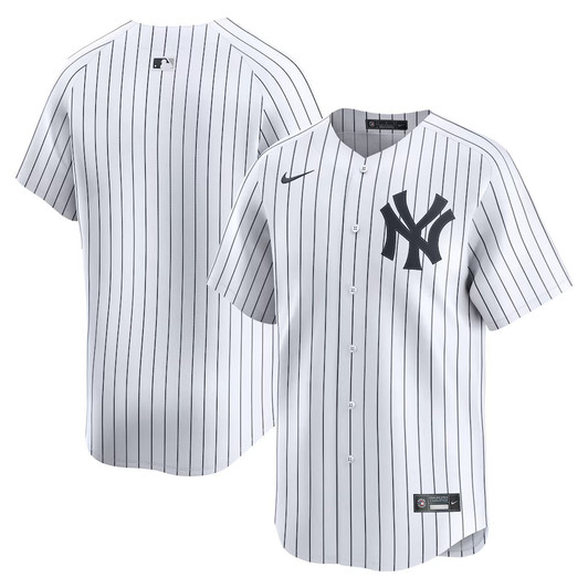 New York Yankees MLB Nike Home Limited Jersey – White