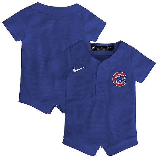 Infant Chicago Cubs Nike Royal Alternate Replica Romper Jersey