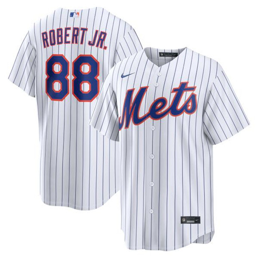 Men's New York Mets Luis Robert Jr. Nike White Home Replica Jersey