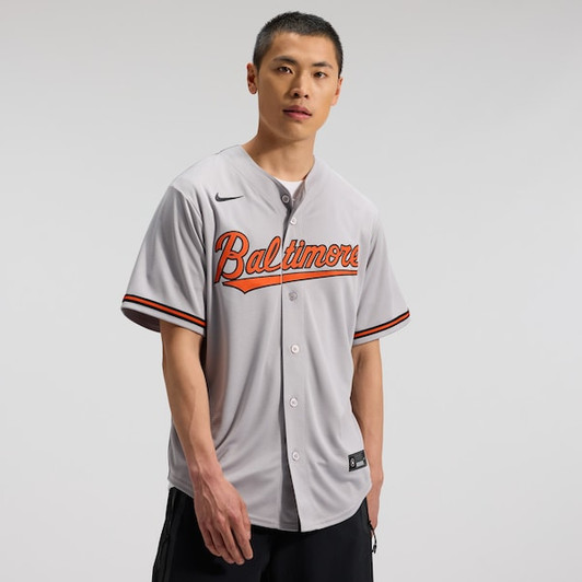 Men's Baltimore Orioles Nike Gray Road Replica Team Jersey