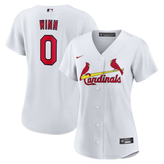 Women's St. Louis Cardinals Masyn Winn Nike White Home Replica Jersey