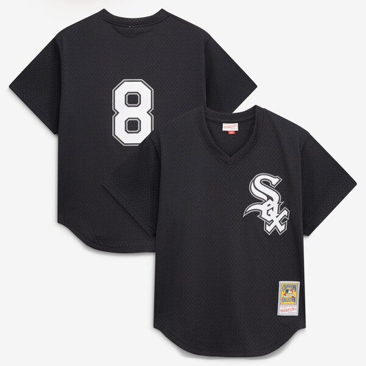Men's Chicago White Sox Bo Jackson Mitchell & Ness Black  Batting Practice Jersey