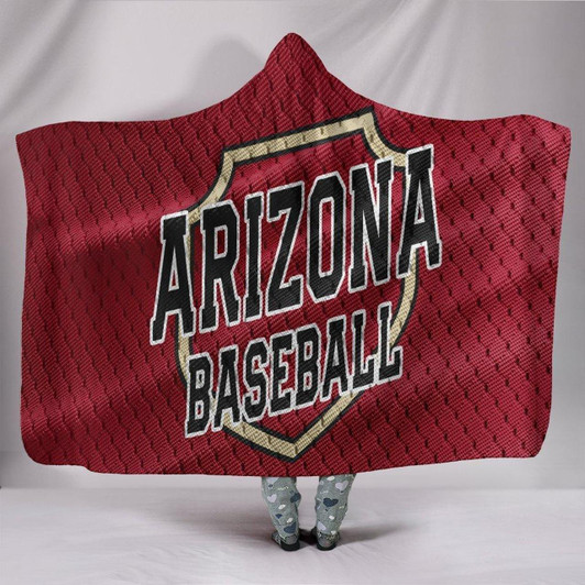 Arizona Diamondbacks Unofficial Icon Baseball Jersey Hooded Blanket Adult Youth, Large Size 60x80 Inches, Hooded Blanket849 - BOBBY SHOP