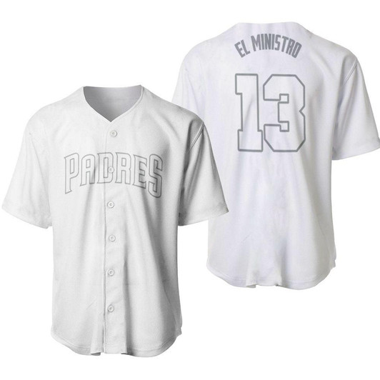Manny Machado El Ministro San Diego Padres Player White 2019 Jersey Inspired Style Baseball Jersey - MLB