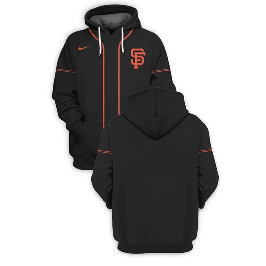 San Francisco Giants Mlb Baseball Team Black Jersey Style Gift For Giants Fans Hoodie - MLB
