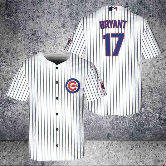 Personalized Chicago Cubs MLB Custom Name And Number Baseball Tee Jersey Shirt