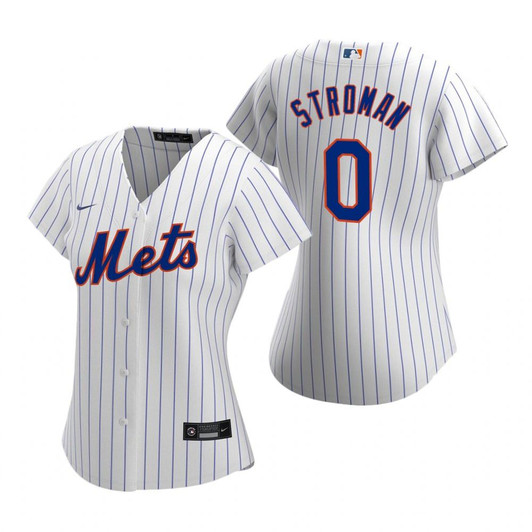 Womens New York Mets #0 Marcus Stroman 2020 White Jersey Gift For Mets Fans